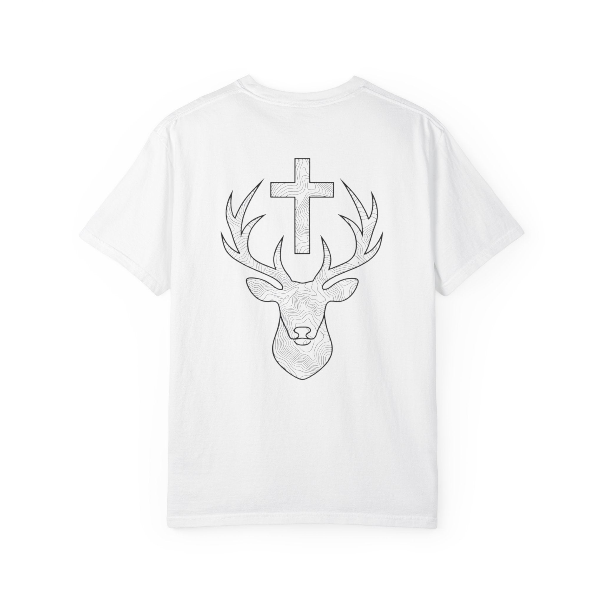 TOPOGRAPHIC ST. HUBERT CROSS - VINTAGE TEE