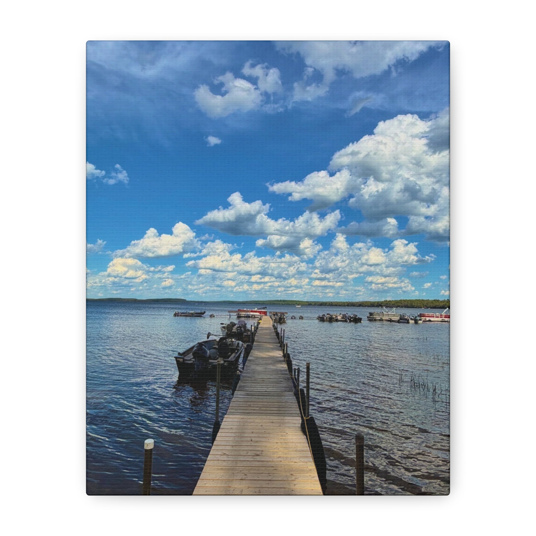 Lac Vieux Desert: Land O' Lakes, WI - Canvas Print