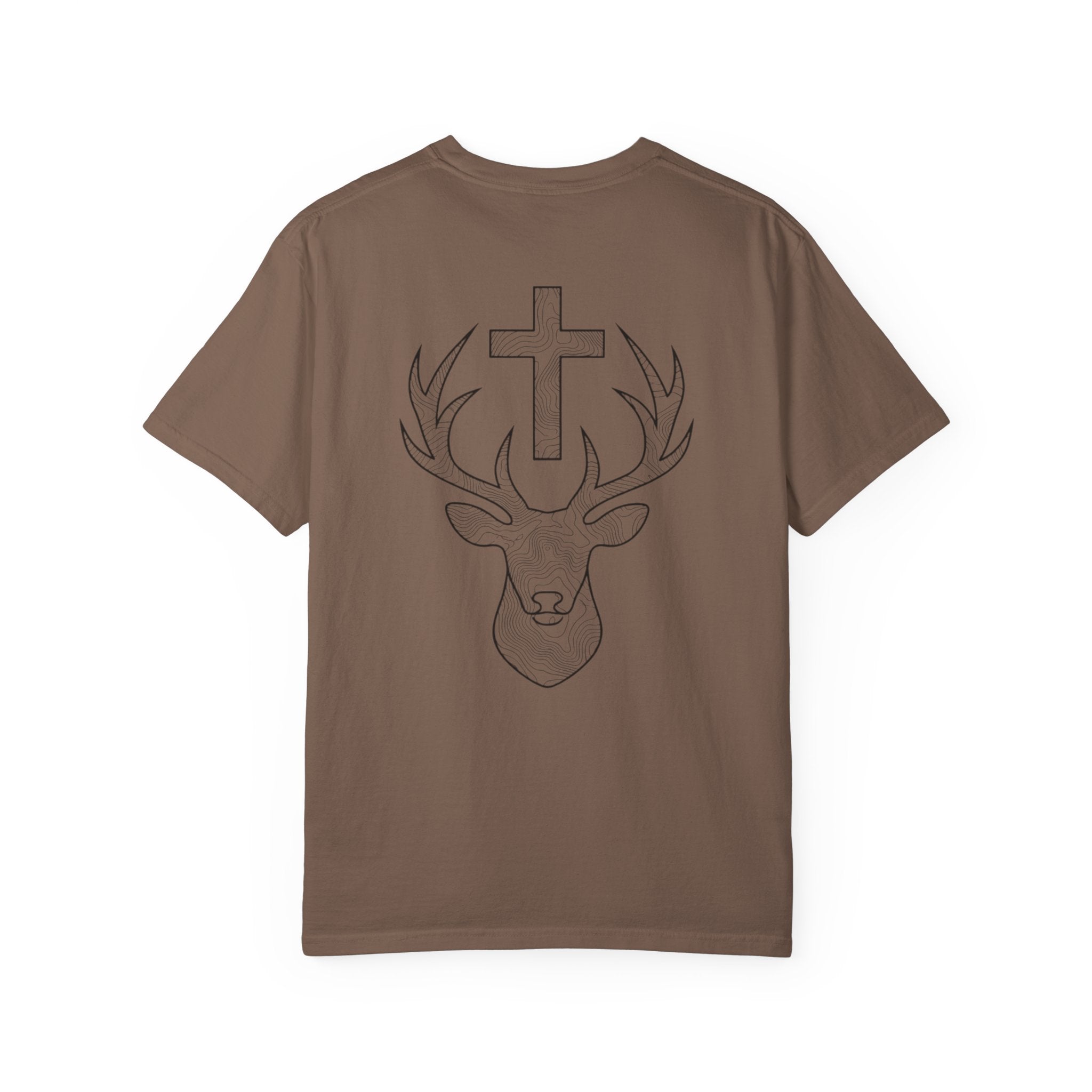 TOPOGRAPHIC ST. HUBERT CROSS - VINTAGE TEE