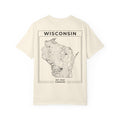 TOPOGRAPHIC WISCONSIN - VINTAGE TEE
