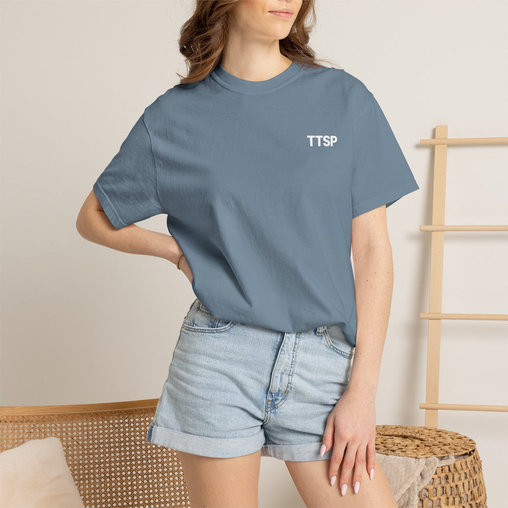 TOPOGRAPHIC ST. HUBERT CROSS - VINTAGE TEE