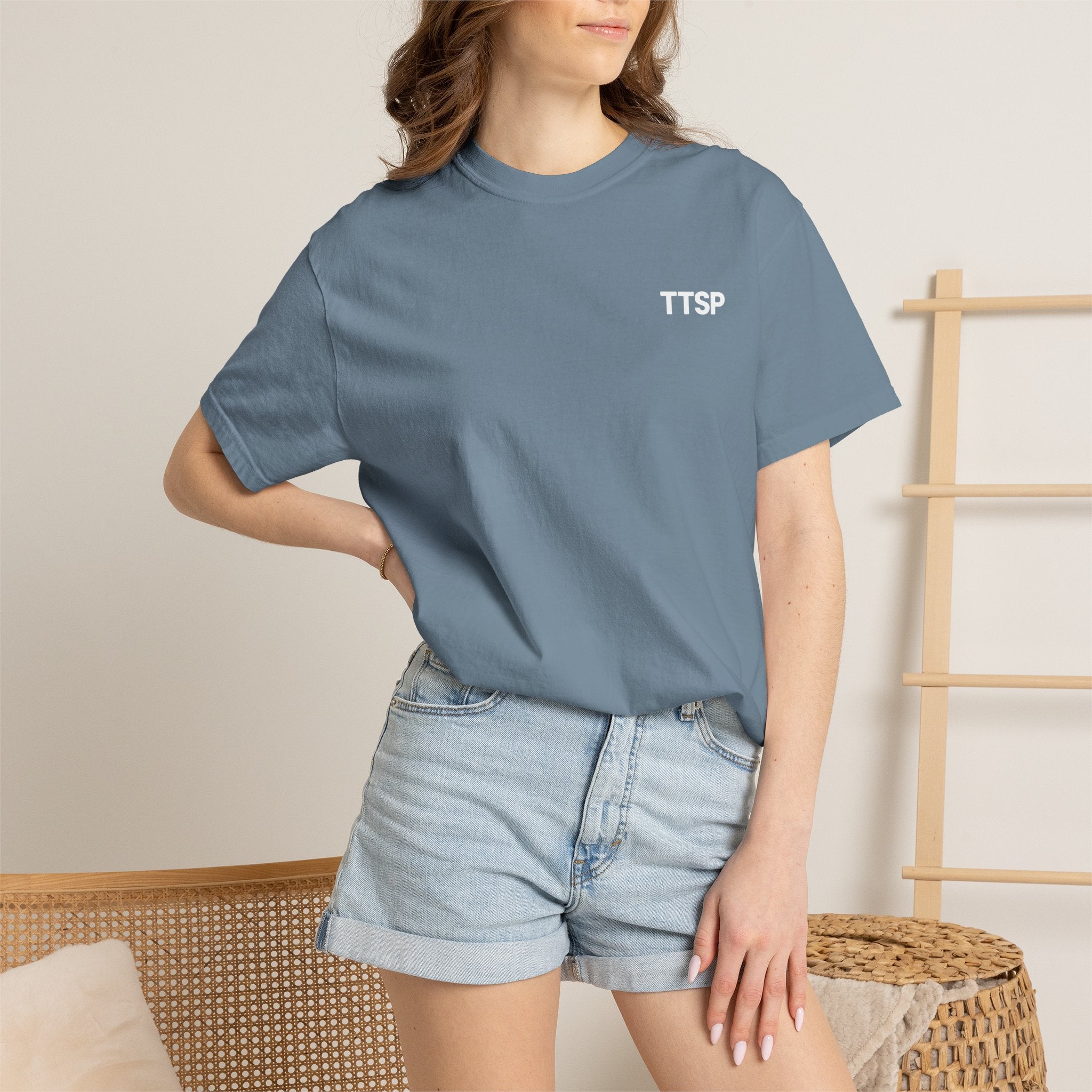 TOPOGRAPHIC ST. HUBERT CROSS - VINTAGE TEE