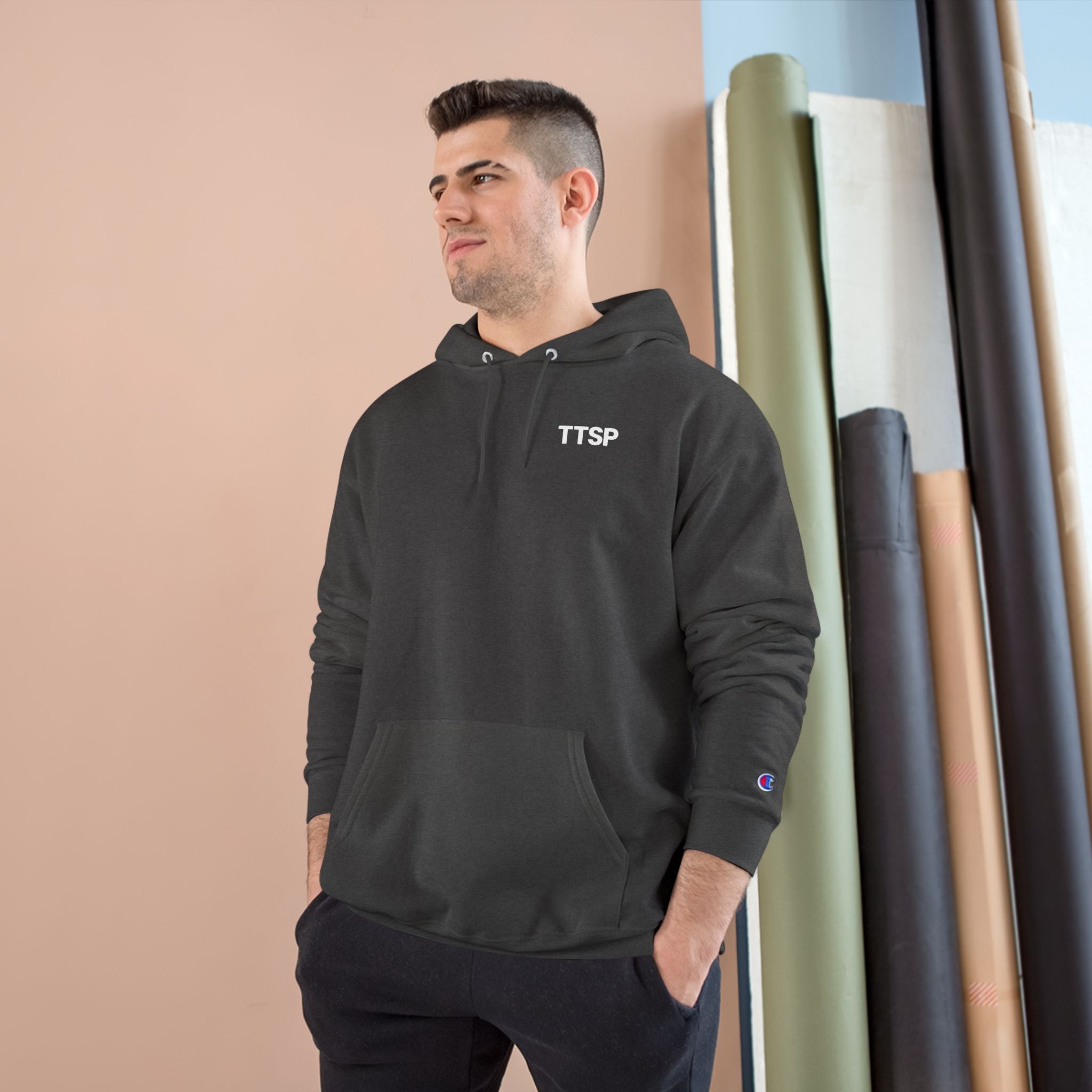LIFT HEAVIER, RUN FARTHER, GO FASTER Champion Hooded Sweatshirt