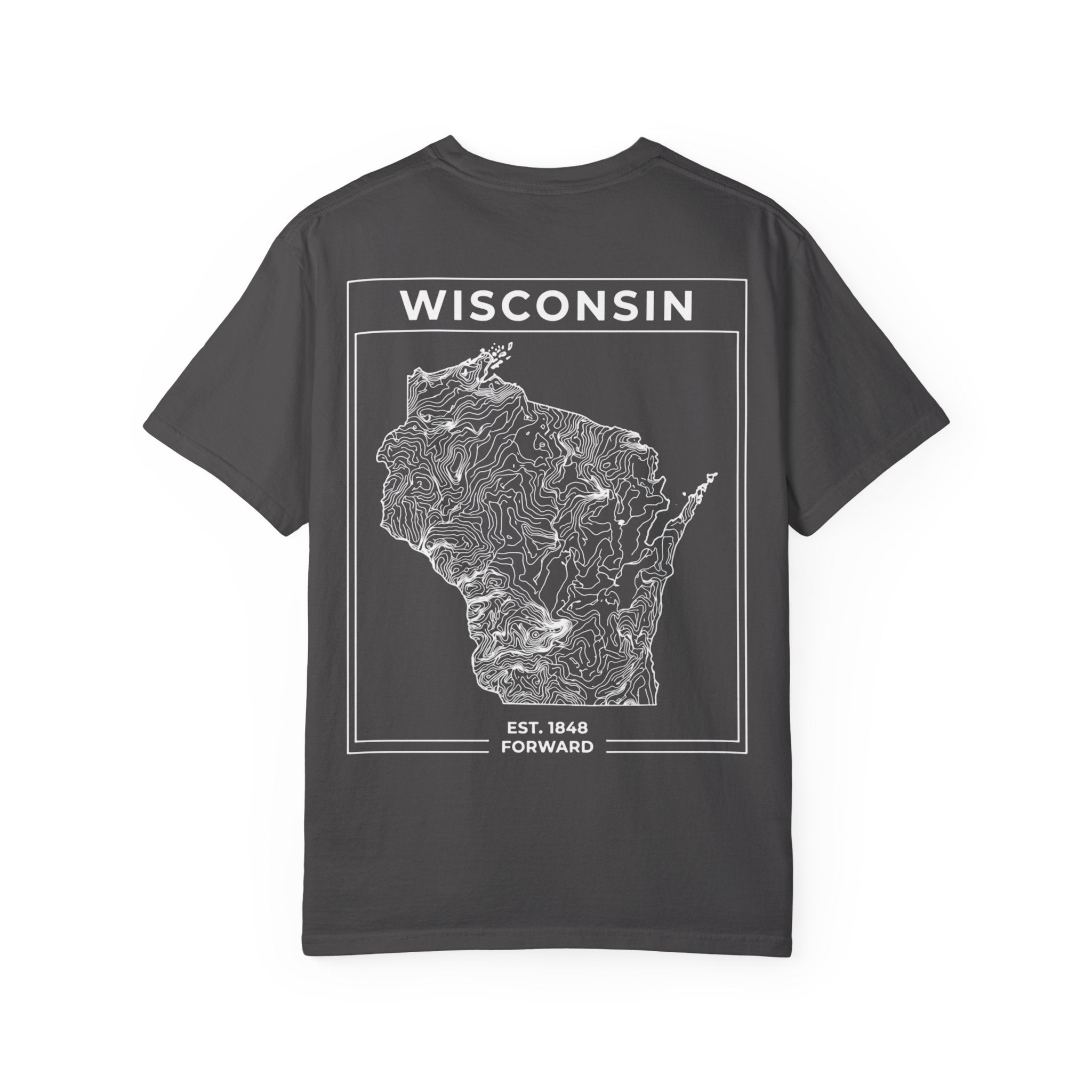 TOPOGRAPHIC WISCONSIN - VINTAGE TEE