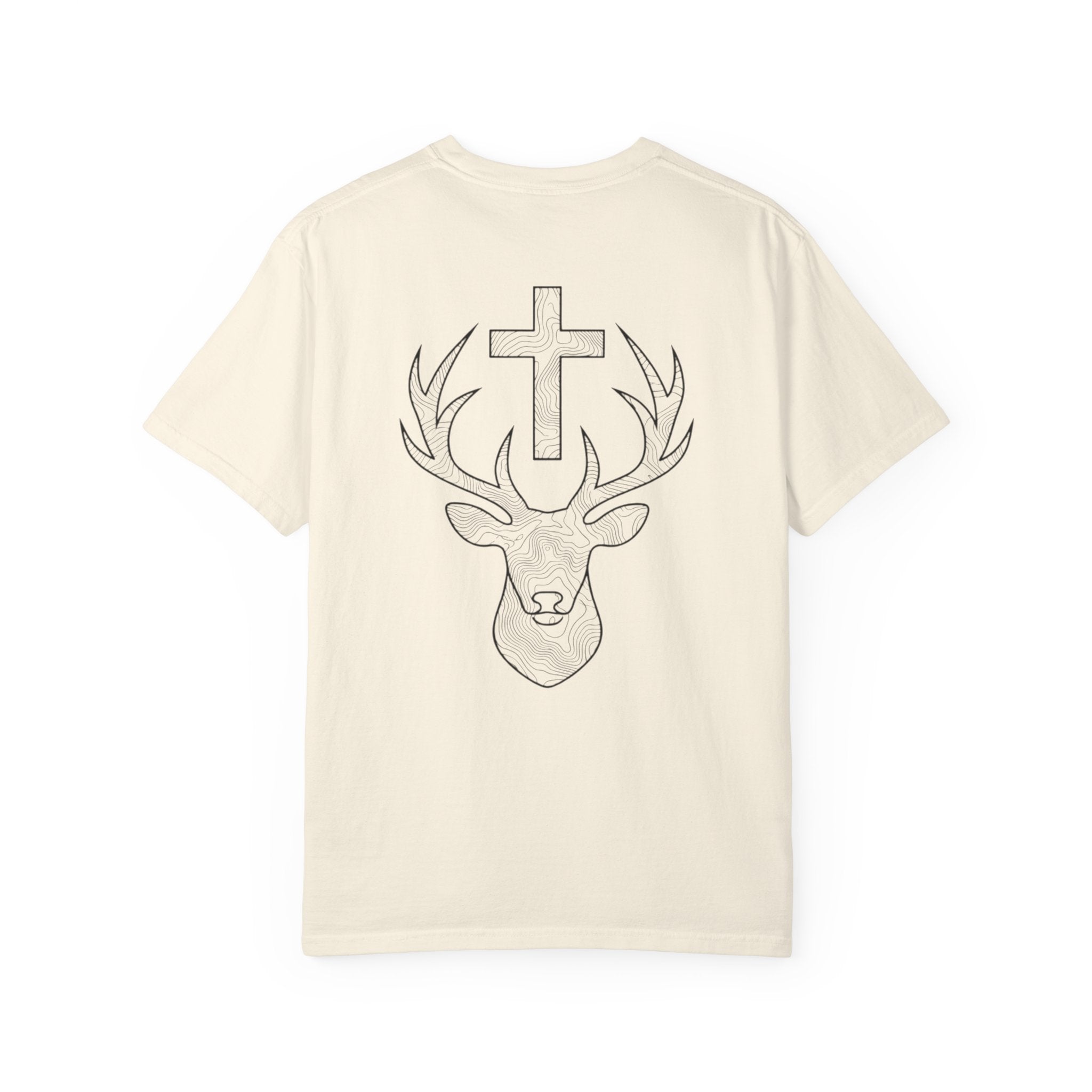 TOPOGRAPHIC ST. HUBERT CROSS - VINTAGE TEE