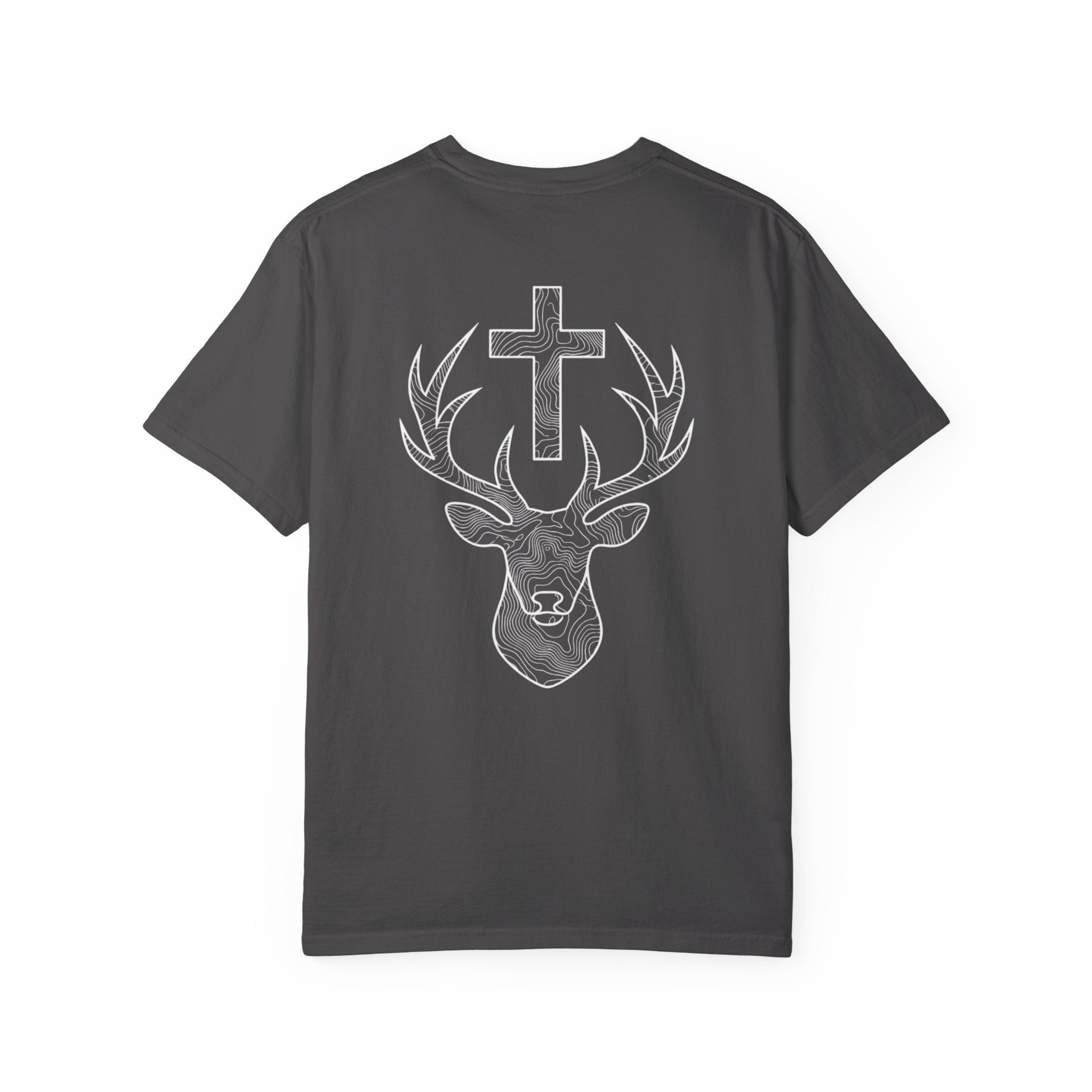 TOPOGRAPHIC ST. HUBERT CROSS - VINTAGE TEE