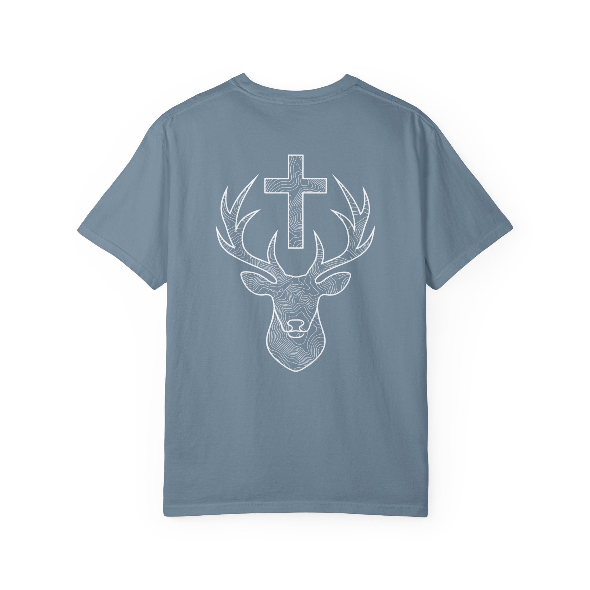 TOPOGRAPHIC ST. HUBERT CROSS - VINTAGE TEE